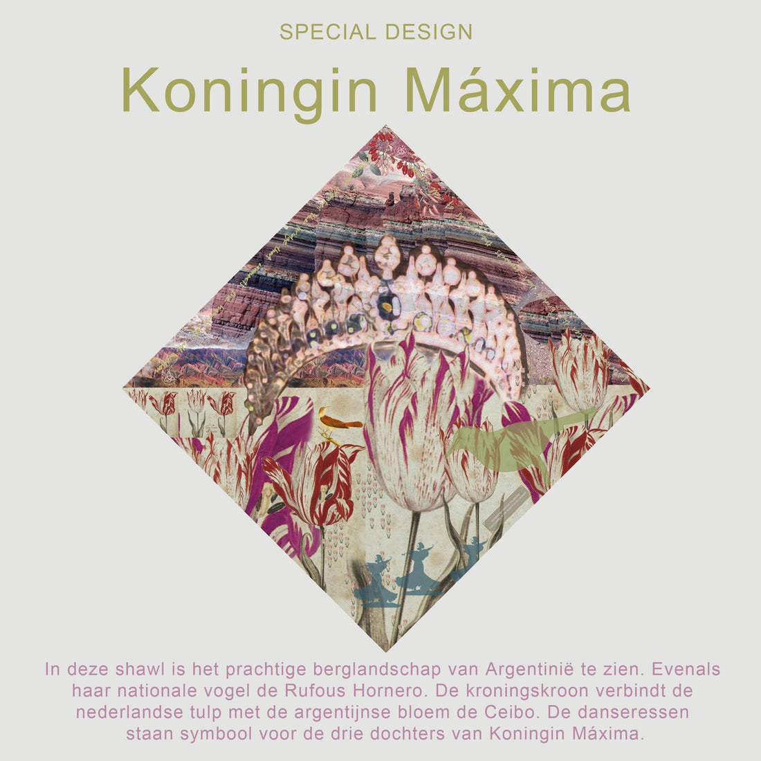 Shawl voor koningin Máxima